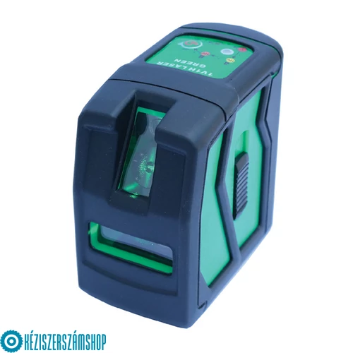 Bautool TG101G Önbeálló kereszt és vonal lézer zöld