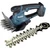 Makita DUM604ZX 18V akkus kerti szegélyvágó olló + sövényvágó feltét (akku és töltő nélkül)