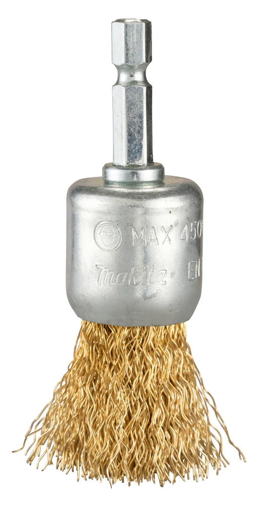 Makita D-73704 Drótkefe sárgaréz bevonattal 1/4