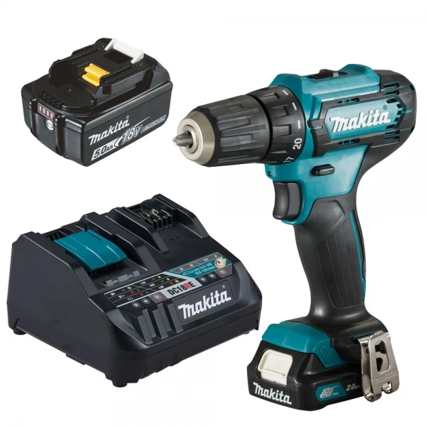 Makita DF333DNX12 fúró-csavarbehajtó 12V/2,Ah- 18V/5Ah Akkuval töltővel