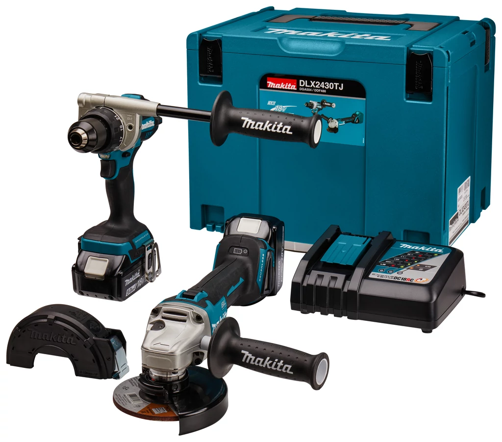 Makita DLX2430TJ 18V Akkus szett (DDF486Z+DGA504Z)