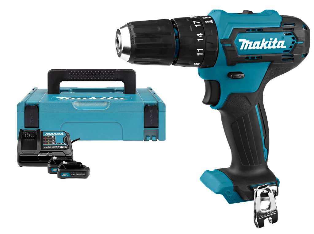 Makita HP333DSAE 12V max CXT Li-ion ütvefúró-csavarbehajtó 2x2,0Ah