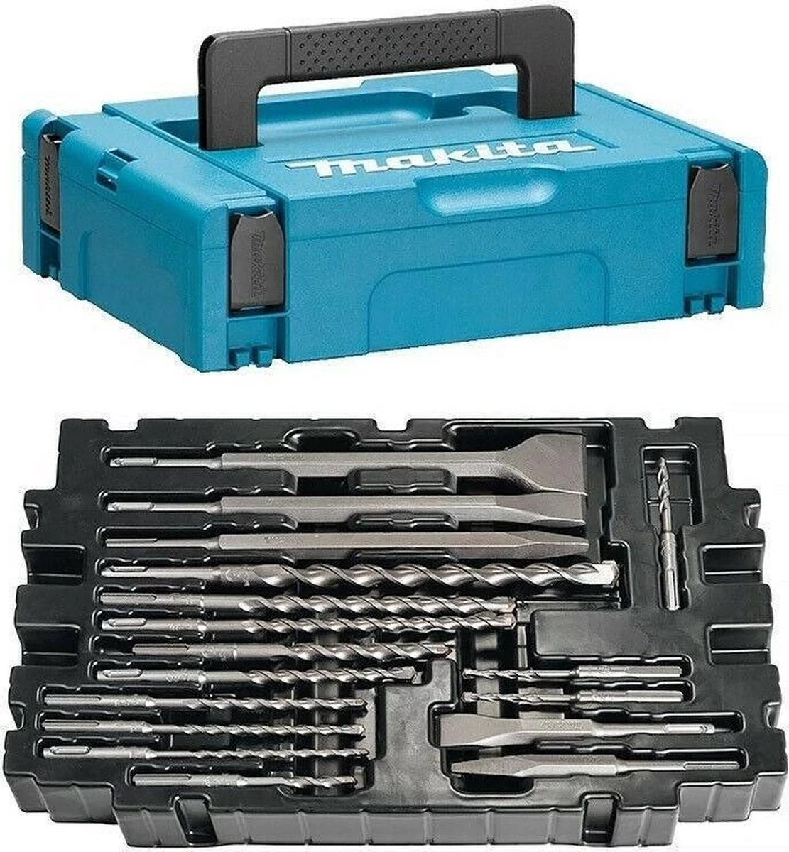 Makita B-53877 MAKPAC 16db-os SDS-Plus fúró-véső készlet