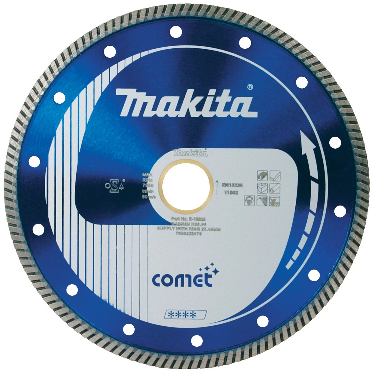 Makita B-12996 125mm gyémánttárcsa COMET TURBO