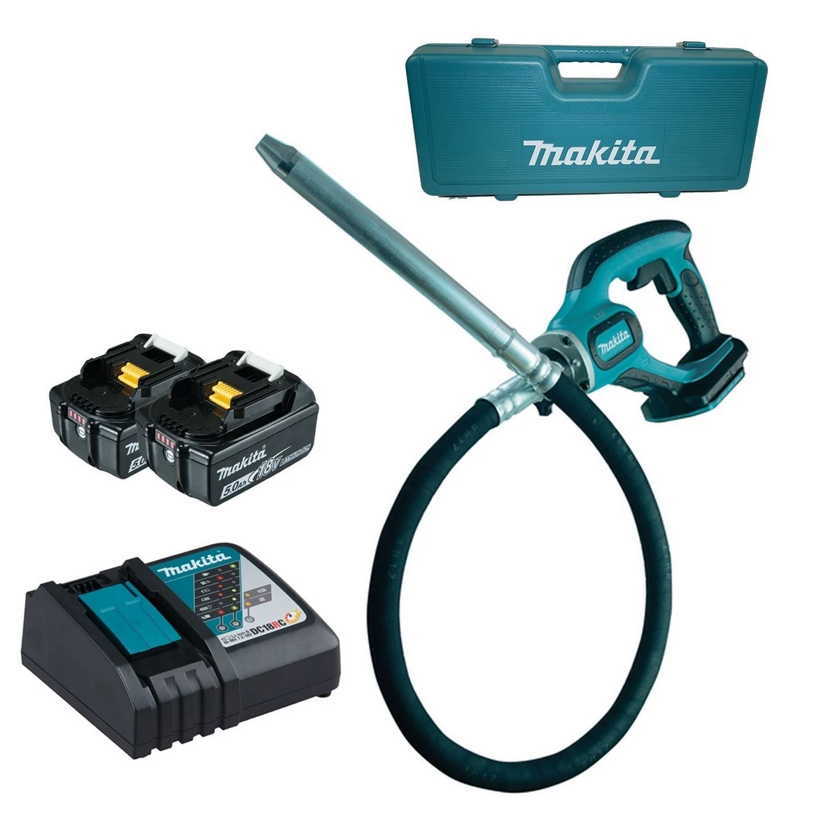Makita DVR450RTE 18V Akkus betontömörítő