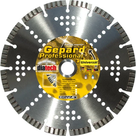 Diatech GE350 Gepard gyémánttárcsa 350mm