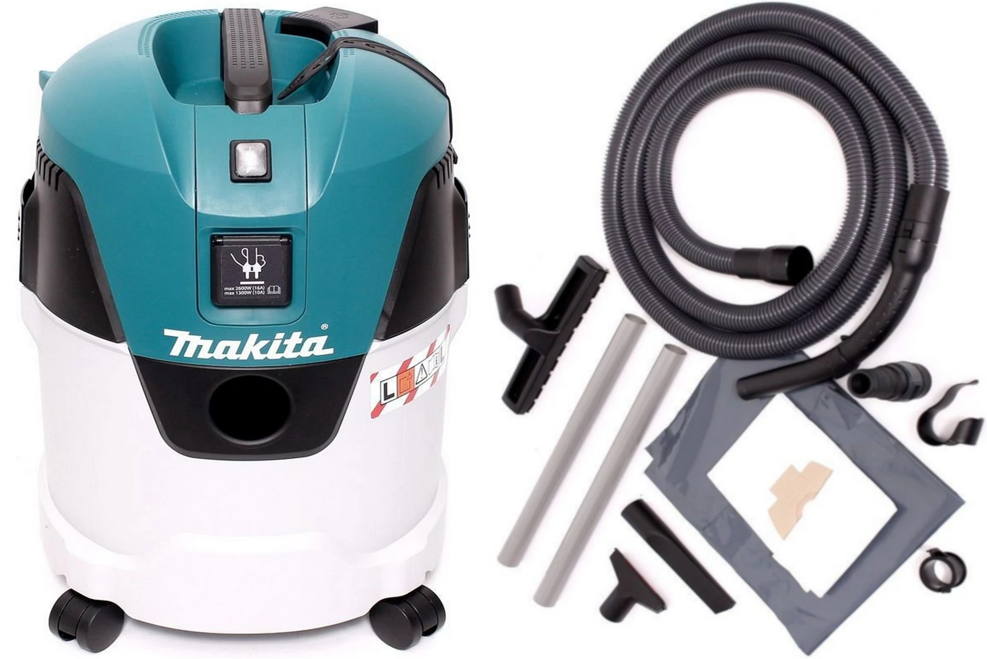 Makita VC2512L Száraz-nedves porszívó, 1000W, 25l